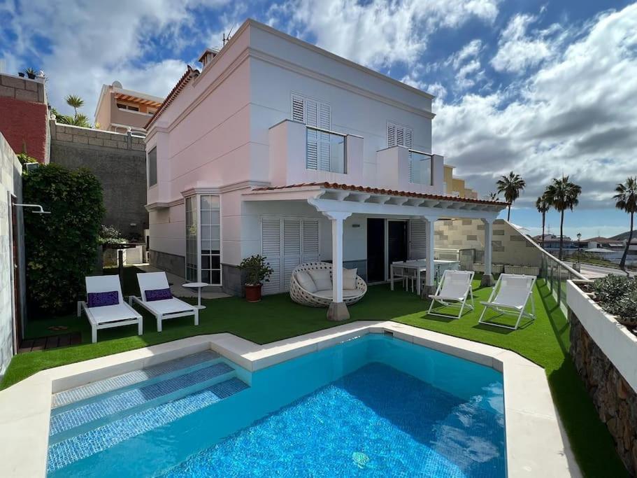 Villa Privada Con Piscina Tenerife Sur Aljaba 5 Chayofa Exterior foto